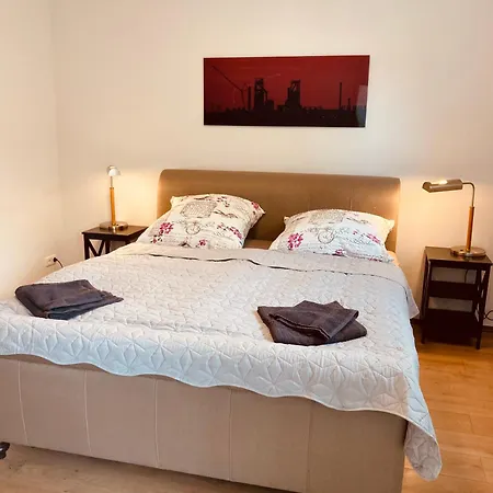 Betongold Rollstuhlgerechte, Barrierefreie Ferienwohnung Lägenhet Duisburg